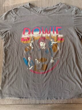 David Bowie Spiders From Mars Tour Tee Shirt Size XL Concert Festival